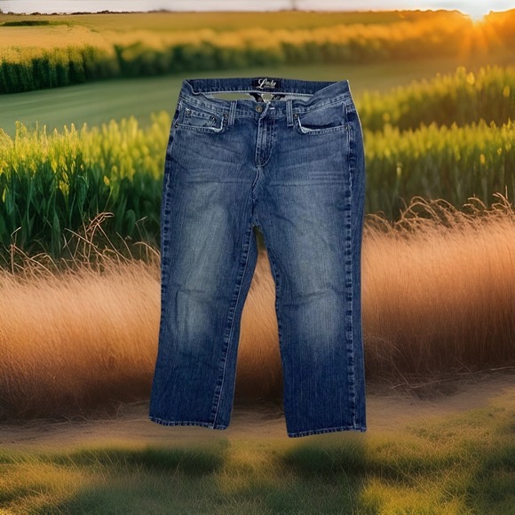 Lucky Brand Women's Jeans 6/28 Classic‎ Rider CropCrop - Picture 1 of 7